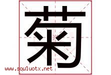 菊字意思,菊字取名的寓意,带菊字的名字-好运起名网