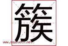 簇字五行属什么，簇字在名字里的含义寓意是什么-好运起名网