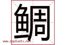 鲷字取名意思是什么,鲷字五行属性拼音结构部首是什么-好运起名网
