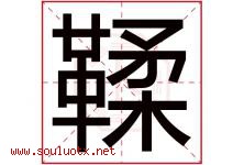 鞣字取名意思是什么,鞣字五行属性拼音结构部首是什么-好运起名网