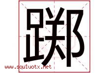 踯字取名意思是什么,踯字五行属性拼音结构部首是什么-好运起名网