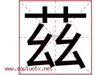 茲字取名意思,与茲字同音同部首同笔画同五行的字-好运起名网
