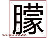 朦字意思,朦字取名的寓意,带朦字的名字-好运起名网