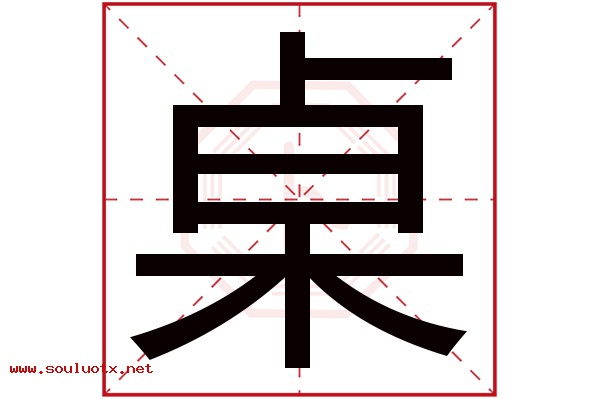桌字五行属什么,桌字意思,桌字起名寓意