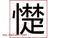 憷字取名意思是什么,憷字五行属性拼音结构部首是什么-好运起名网